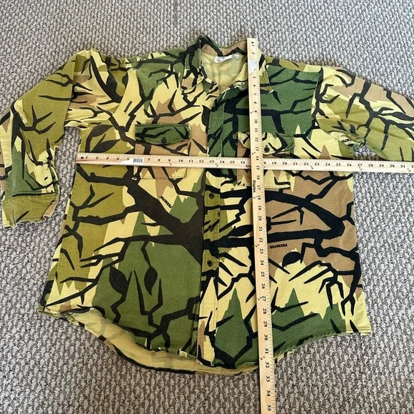 Vintage Predator Camo Shirt Long Sleeve Men’s Size 2XL Made In USA - Picture 5 of 7